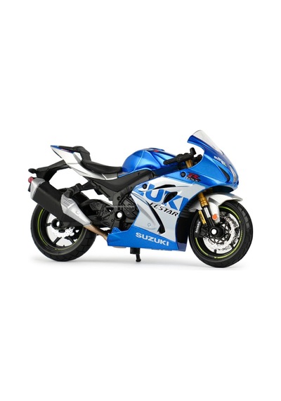 Suzuki Gsx-r1000 Mavi 1/18 Motosiklet Diecast Model