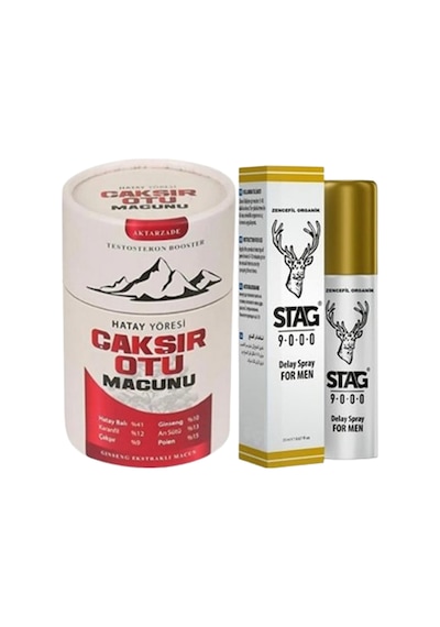 Aktarzade Hatay Yöresi Çakşır Otu Macunu + Sprey 20 ML