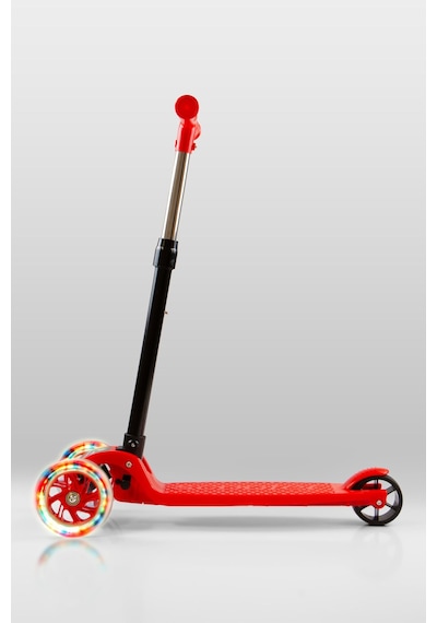 T212-K Katlanabilir Led Işıklı Scooter / 4 Kademe Ayarlanabilir Yükseklik Ayarı (55-70cm)/ Arka Fren