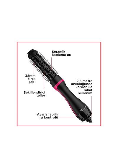 Revlon Rvdr5292 Style Booster Saç Kurutma Makinesi Ve Şekillendirici Siyah Siyah