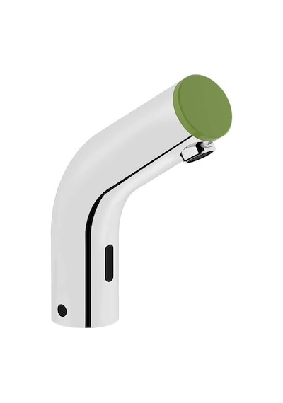 VitrA Sento Çocuk Temassız Lavabo Bataryası Krom Yeşil A47188