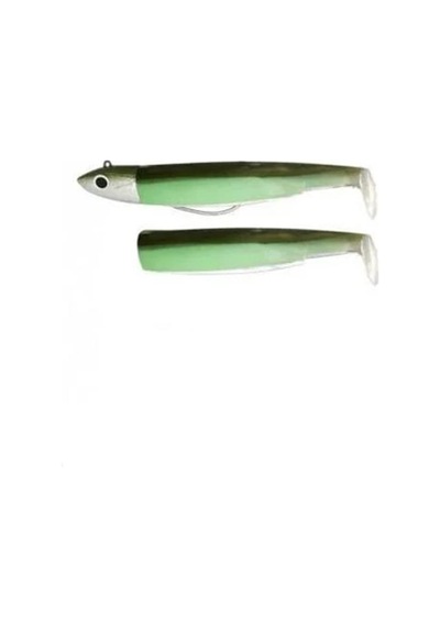 Fiiish BM160/5 BM894 Combo Deep 90gr Kaki Glow Silikon Yem
