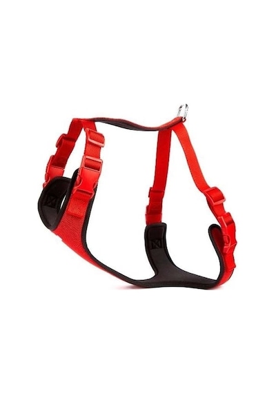 Doggie Havalı Dokuma Köpek Göğüs Tasması Small Kırmızı 1.5x40-50 Cm Çok Renkli