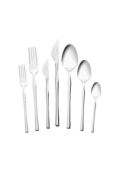Karaca  Elegance Cane Platin 12 Kişilik 84 Parça Çatal Kaşık Bıçak Takımı