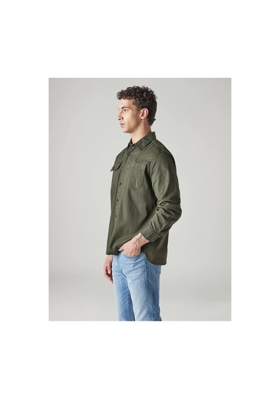 Levi's Erkek Rahat Kesim Cepli Yeşil Gömlek-0061h-0004