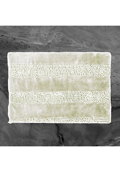 Soft Line 2'li Banyo Paspası - Krem - 60x90 Cm + 45x60 Cm Renkli