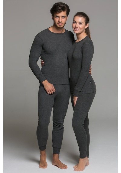 Thermoform Soft Termal İçlik Set Antrasit Çok Renkli