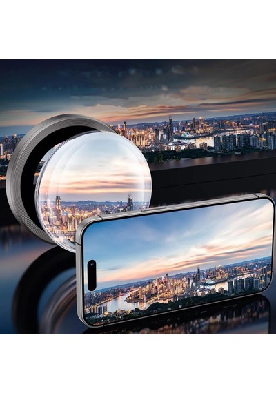 İphone 16 Pro / 16 Pro Max İle Uyumlu Mercek Lens Kamera Koruyucu Çöl Titanyum