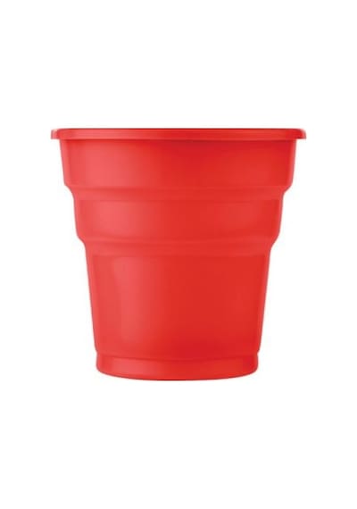25 Adet Plastik Bardak Kırmızı
