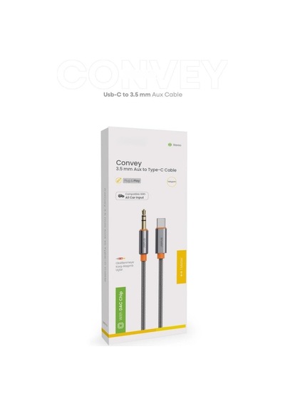 Convey 3.5mm Aux To Type-c Kablo 1 Metre Standart