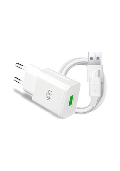 Linktech S660 Akıllı Şarj Cihazı ve Micro-Usb Data Kablosu