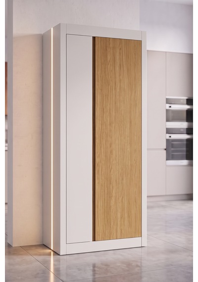 Nero Kiler 80 Cm  Beyaz - Meşe