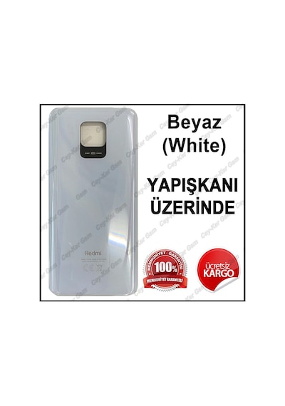 Xiaomi Redmi Note 9 Pro / Note 9S Arka Pil Batarya Kapak Cam (368842404)