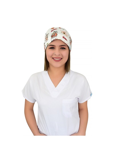 Taş Devri Desenli Cerrahi Bone