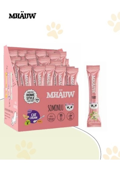 Mhauw Somonlu Kedi Kreması 50x15 G