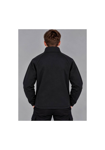 Hk Premium Slim Fit Prada Kumaş Şişme Desenli Mont Siyah