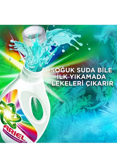 Ariel Canlı Parlak Renkliler Sıvı Çamaşır Deterjanı 42 Yıkama 6300 G