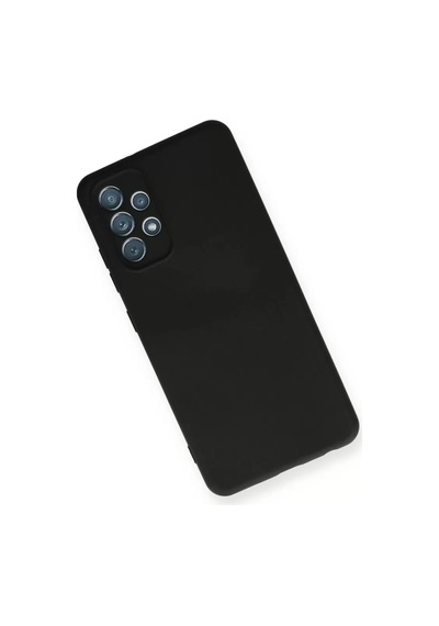 Newface Samsung Uyumlu - Galaxy A32 Kılıf Nano İçi Kadife Silikon - Siyah