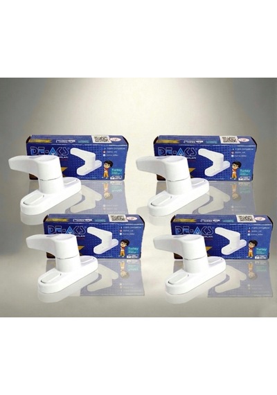 De-aks Metal Pvc Aksesuar Eminiyet Kilidi 4 ADET