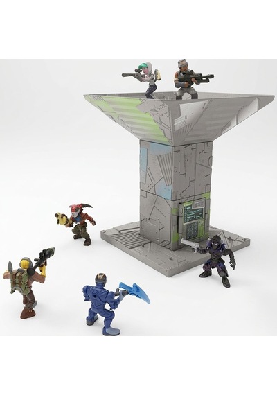 Fortnite Temalı Minyatür Figürlü Ve Tak-birleştir Kuleli Dekoratif Yapı Oyuncak Seti