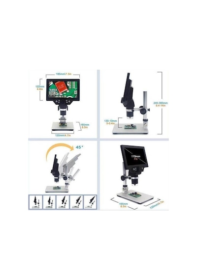 Class Cms-011 Lcd Ekranlı Mikroskop 7" 12mp