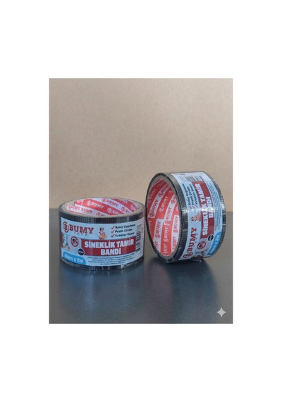 2 Adet 48mm X 2 Metre Fiber Tül Yaması Yapışkanlı Sineklik Tamir Bandı Delik Kapatıcı Sinek Kovucu