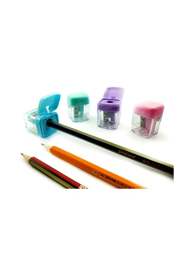 Faber-castell Faber Castell Minibox Kalemtıraş 2 Parça, Blister Kartlı, Çeşitli Renkler, Fcc584601