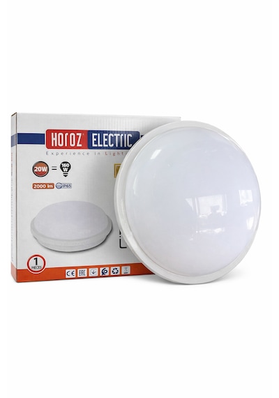Horoz Electric 20w Ip65 Led Tavan & Duvar Armatürü 1 Ad