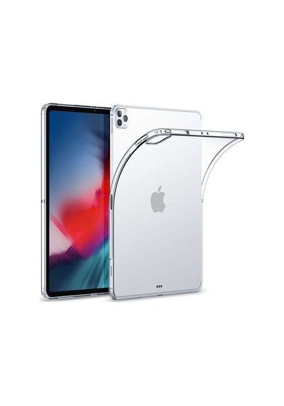 Lexroo Apple Apple iPad Uyumlu Pro 11 2020 2.nesil Kılıf Tablet Süper Silikon Kılıf - Renksiz