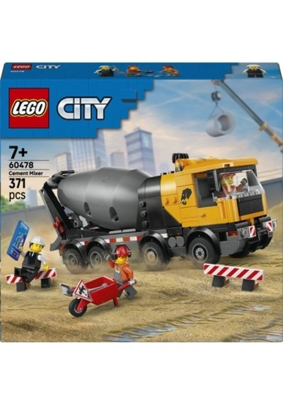 Büyük Beton Mikseri Oyun Seti - 7 Yaş Ve Üzeri İçin 3 Minifigür İle