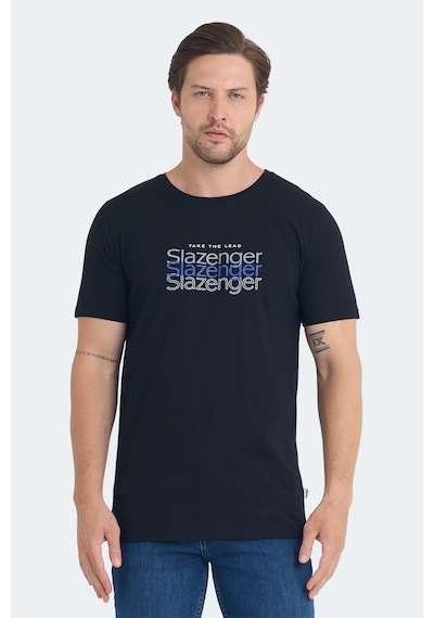 Slazenger Pallu I Erkek Siyah Tişört Siyah