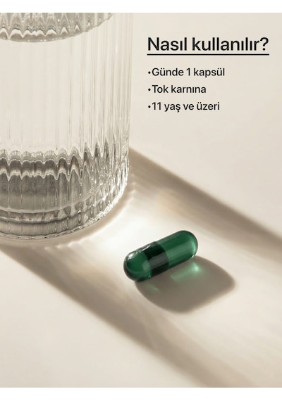 Longify Cognitive Sitikolin, Fosfatidilserin, Safran, Ginkgo Biloba, L-teanin, B2, B6 Ve B12 Takviye Edici Gıda 30 Kapsül
