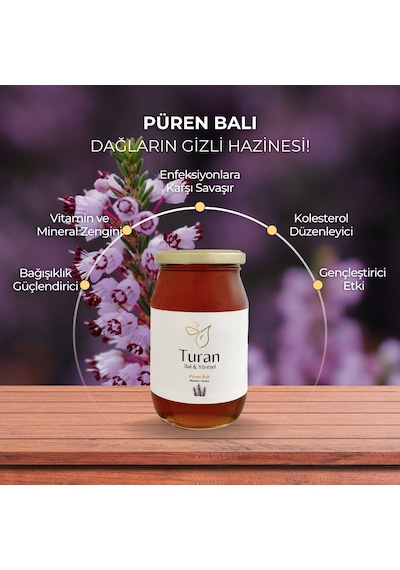 Turan Bal ve Yöresel Püren Balı 850 G