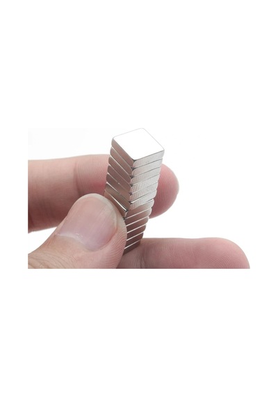10 Adet 10mm X 10mm X 3mm Köşeli Süper Güçlü Neodyum Mıknatıs
