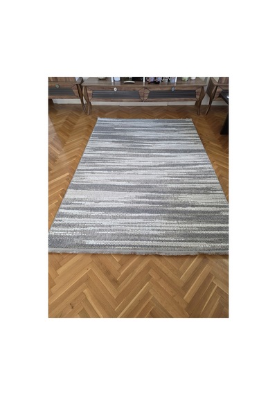Badelya Home Monaco 0140 Krem Gri İskandinav Sisal Bukle Yumuşak Özel Ölçü Salon Koridor Mutfak Halısı Yolluk 0140-krem/gri/bej
