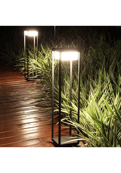 Forlife 60 Watt Solar Alüminyum Bollard Aydınlatma Armatürü Fl-3302