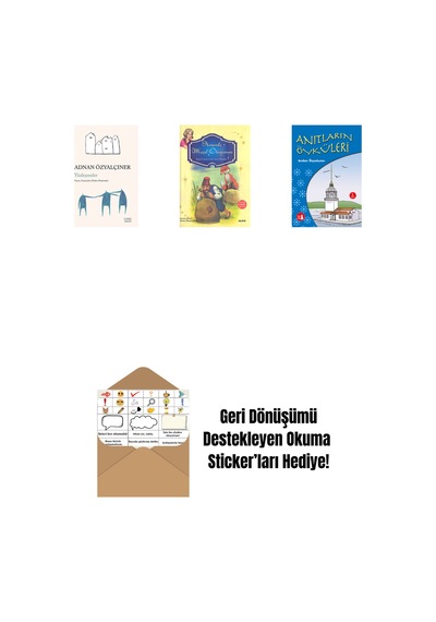 Yüzleşmeler + Annemle Masal Okuyorum Ciltli + Anıtların Öyküleri + Okuma Sticker'ları