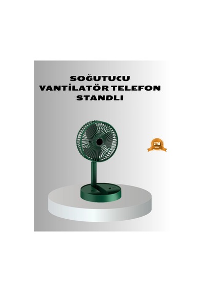Mey İthalat Şarjlı Katlanabilir Mini Fan 3 Kademe Hız Ayarı, Taşınabilir Tasarım