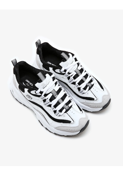 Skechers Arch Fit D'Lites Kadın Sneakers - Beyaz 149805 WBK Beyaz Skechers Arch Fit D'Lites Kadın Sneakers - Beyaz 149805 WBK Beyaz