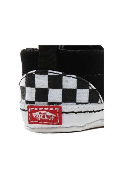 Vans In Slip-on V Crib Siyah Bebek Spor Ayakkabı Checker Black/true White