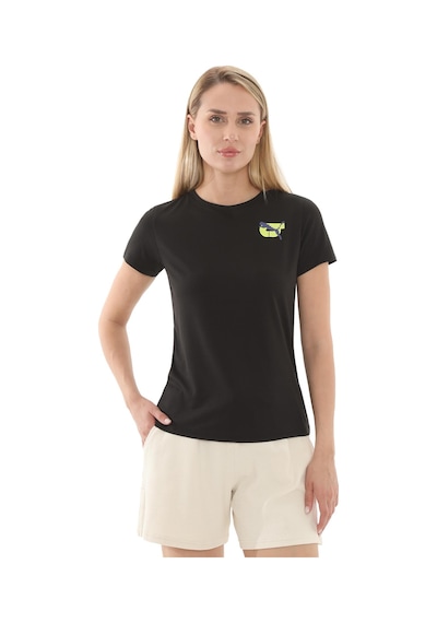 Puma Graphıcs Runnıng Illustratıo Kadın T-shirt Siyah 526553-01 SIYAH