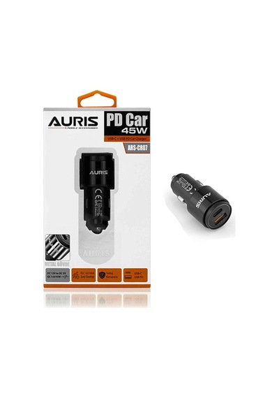 Auris ARS-CR07 PD Araç Başlık 45W + USB
