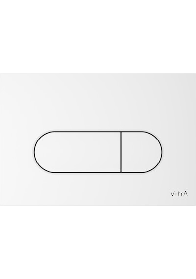 VitrA Root Round 740-2200 Kumanda Paneli, Parlak beyaz Beyaz