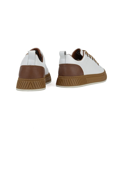 Ziya Erkek Hakiki Deri Günlük Sneaker 161983z870 Beyaz 161983z870 500 40