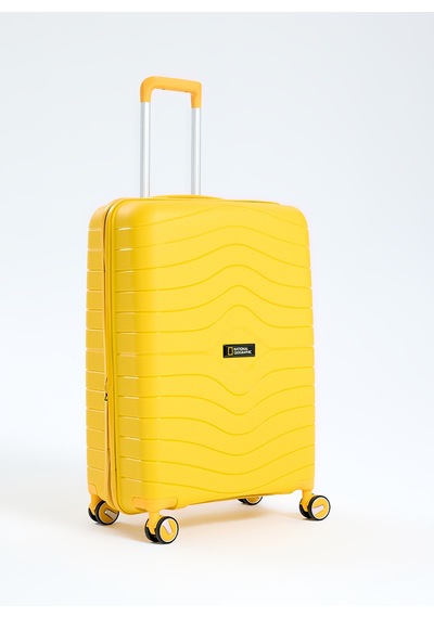 National Geographic Sarı Çekçekli Sert Valiz Ng5242 65 Cm Orta