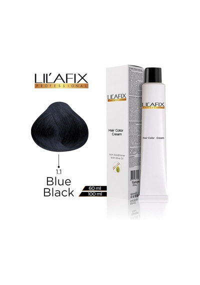 Lexroo Tüp Saç Boyası 100 Ml 1.1 Mavi Siyah