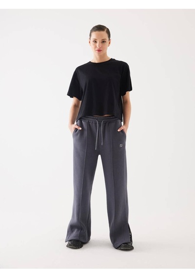 Füme Şardonlu Yırtmaç Detay Jogger 001