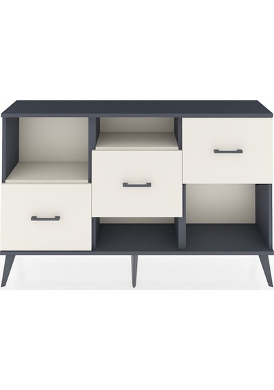 Arges Konsol 2 Raflı 3 Çekmeceli 132x30x83 Antrasit-aytaşı/aytaşı Aytaşı/aytaşı Arges Konsol 2 Raflı 3 Çekmeceli 132x30x83 Antrasit-aytaşı/aytaşı Aytaşı/aytaşı