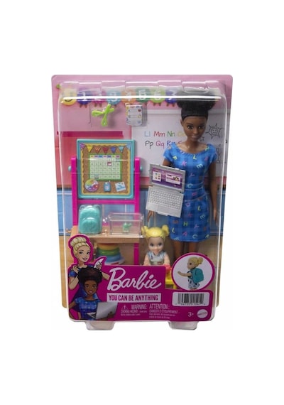 Barbie Ben Büyüyünce Oyun Setleri Öğretmen Siyah Saçlı Hcn20