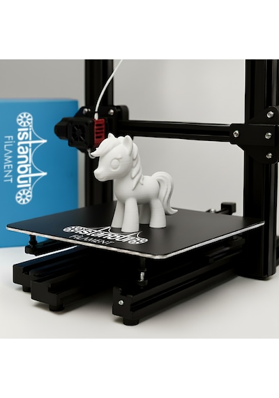 İstanbul Filament 3d Baskı Pla Filament Beyaz 1 Kg Ø 1,75mm 0,05 Mm Bambu Lab Uyumlu 1.75mm